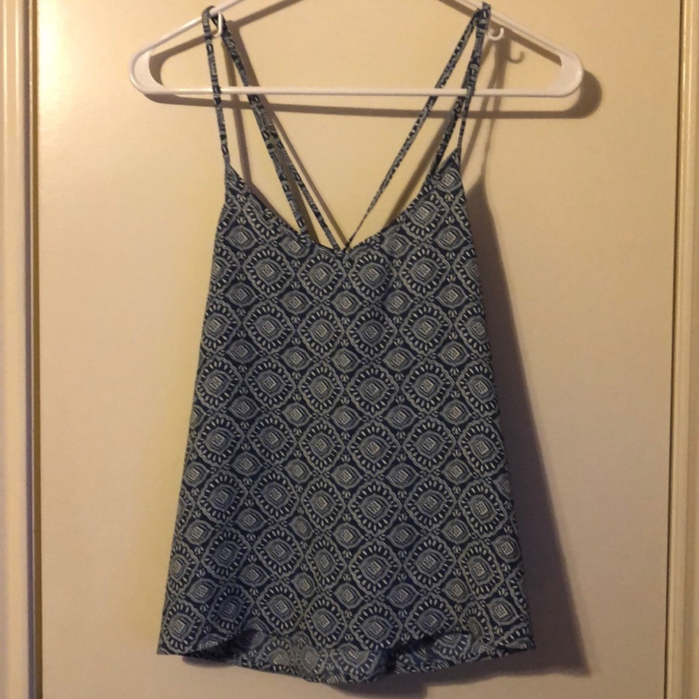 Blue tank